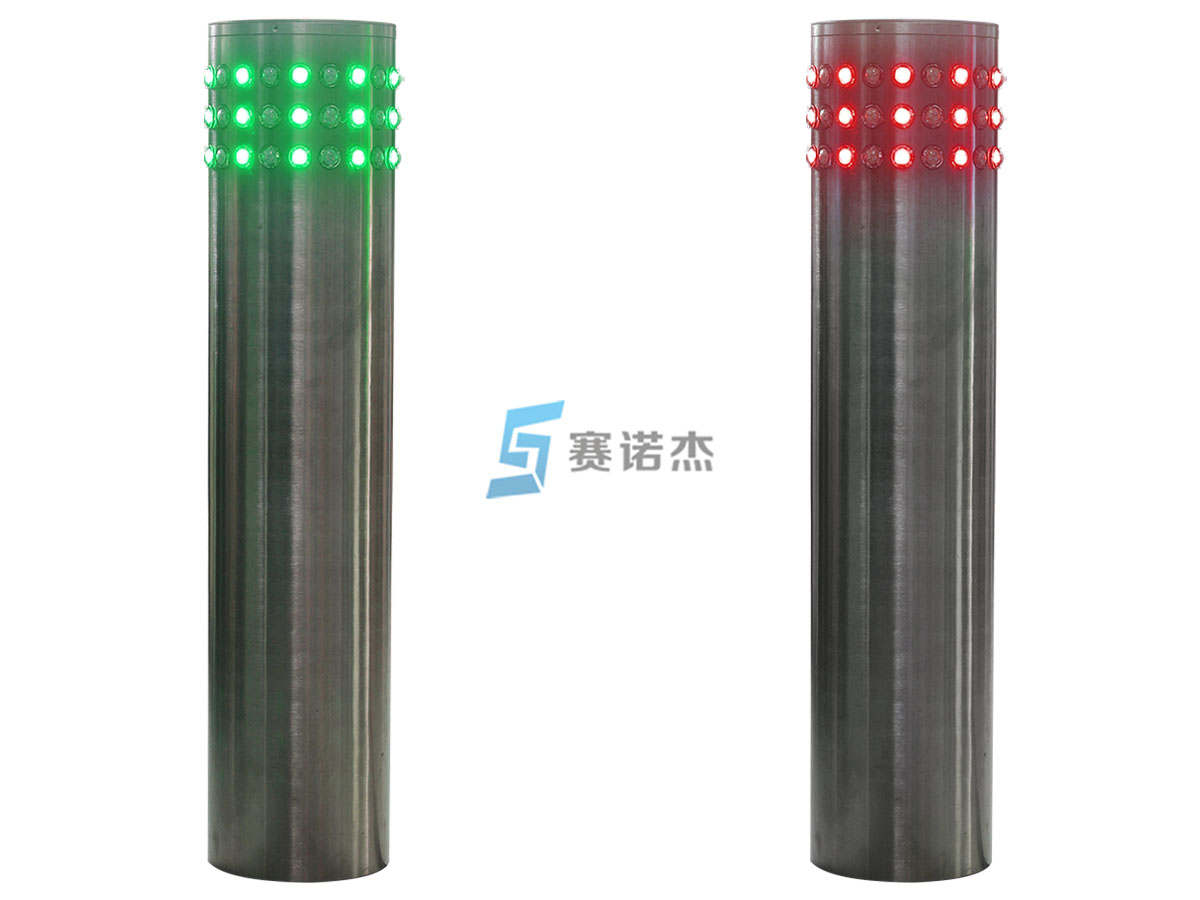 安全島行人過街警示柱