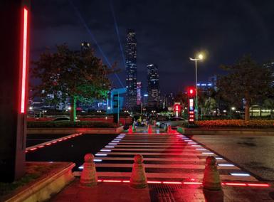 琶洲會展中心-廣州塔智慧斑馬線項目